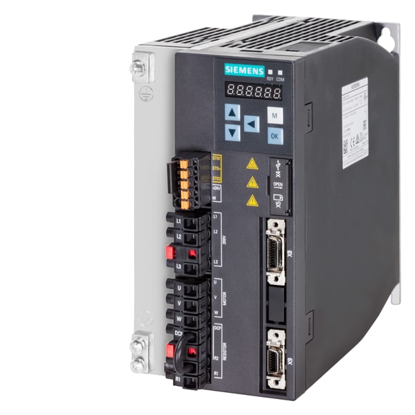 SIEMENS SIE6SL32105FB110UF1 SINAMICS V90, PROFINET, 3 AC 200V 1KW