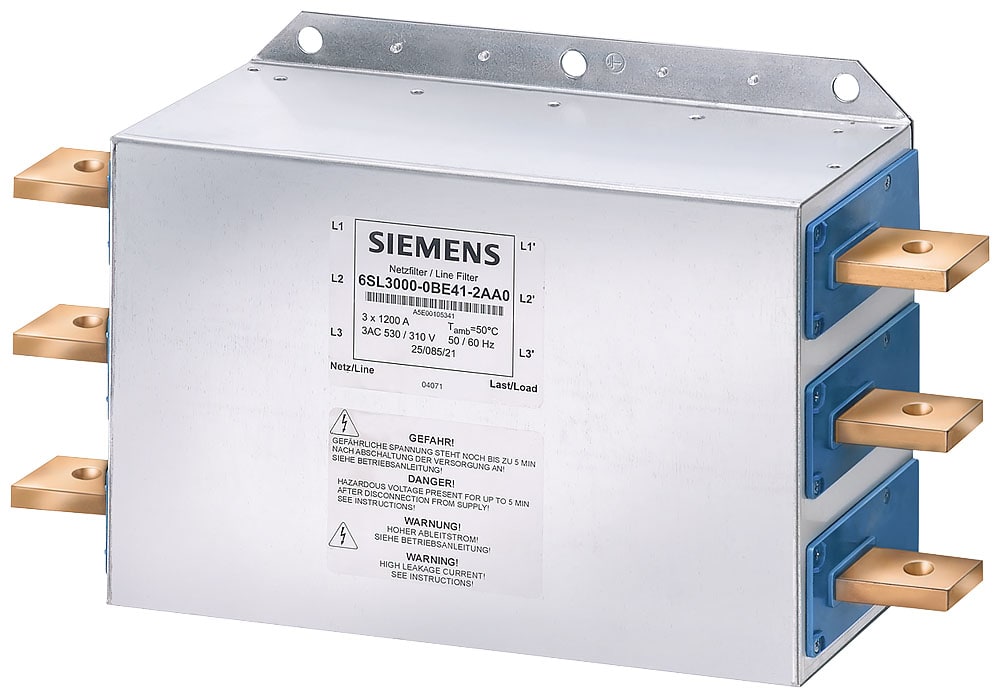 SIEMENS SIE6SL32030BE325AA0 SUPPL. LINE FILTER CL. A FOR PM240 FSF