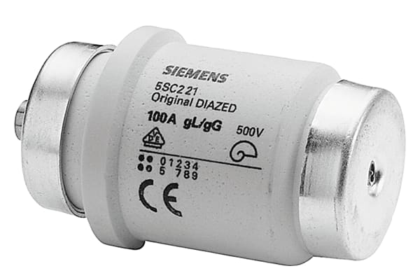 SIEMENS SIE5SC221 FUS. DIA.DIV GL/GG R1-1/4 100A 500VCA/CC