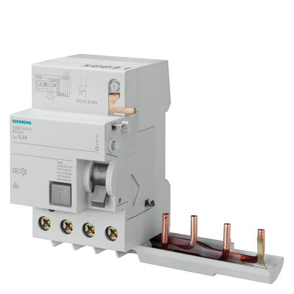 SIEMENS SIE5SM26426 BLOCCO DIFF. 4P 40A 0,3A TIPO A X 5SY