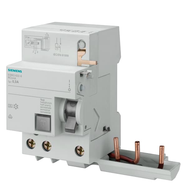 SIEMENS SIE5SM26326 BLOCCO DIFF. 3P 40A 0,3A TIPO A X 5SY