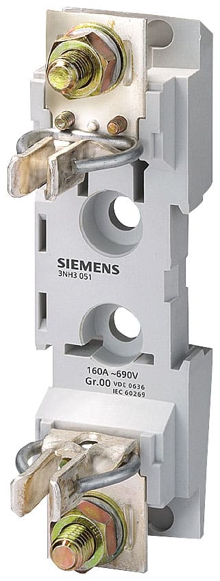 SIEMENS - SIE3NH3051 BASE NH GR.000/00 160A 1P A VITE X G.DIN