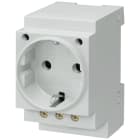 SIEMENS - SIE5TE6800 PRESA SCHUKO 2P+T 16A 230V 2,5UM P=55MM