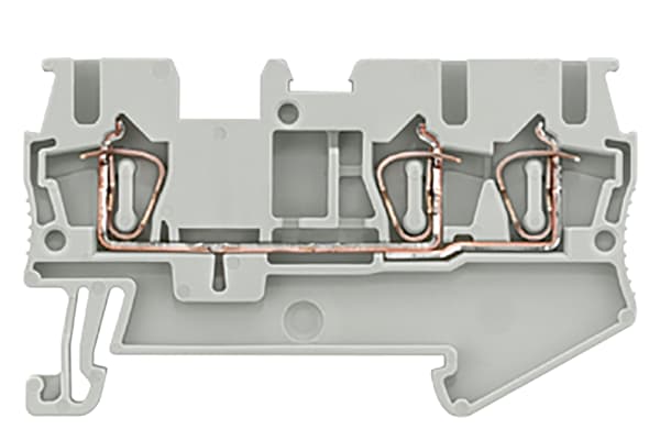 SIEMENS SIE8WH20030AF00 MORSETTO A MOLLA A 3 P.TI 2,5MMQ, GRIGI