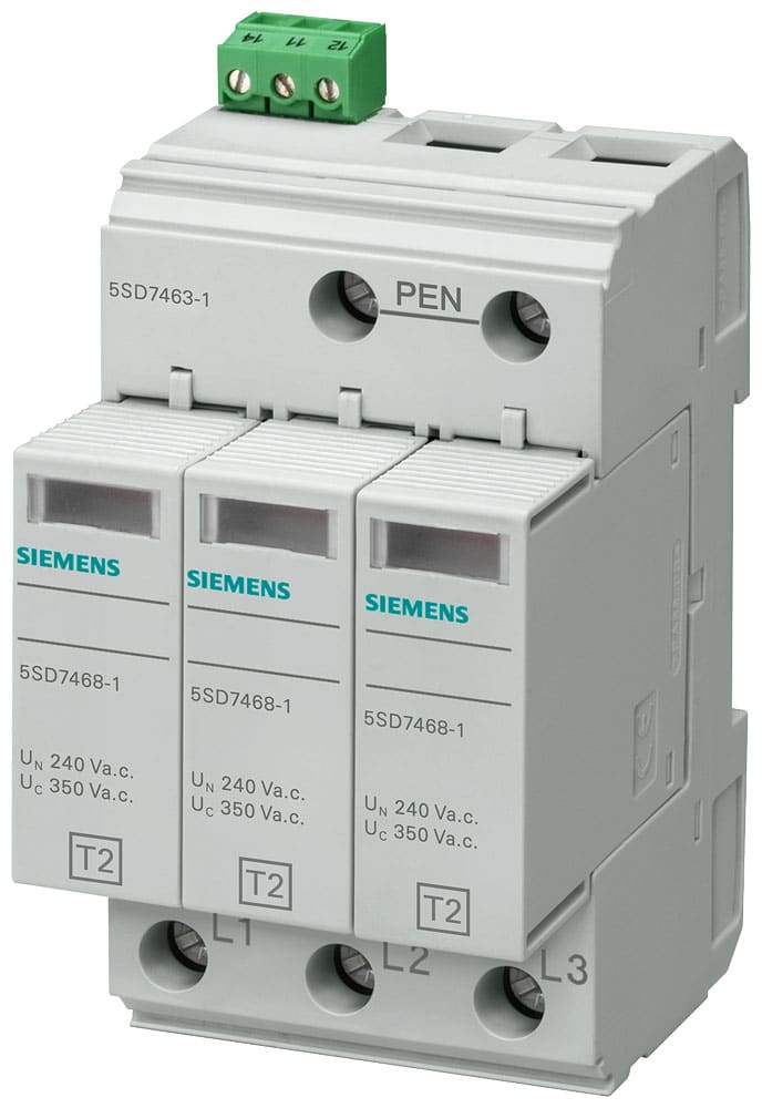 SIEMENS - SIE5SD74631 LIMITAT. T2 3P TN-C +C.SEGN. FM 20KA