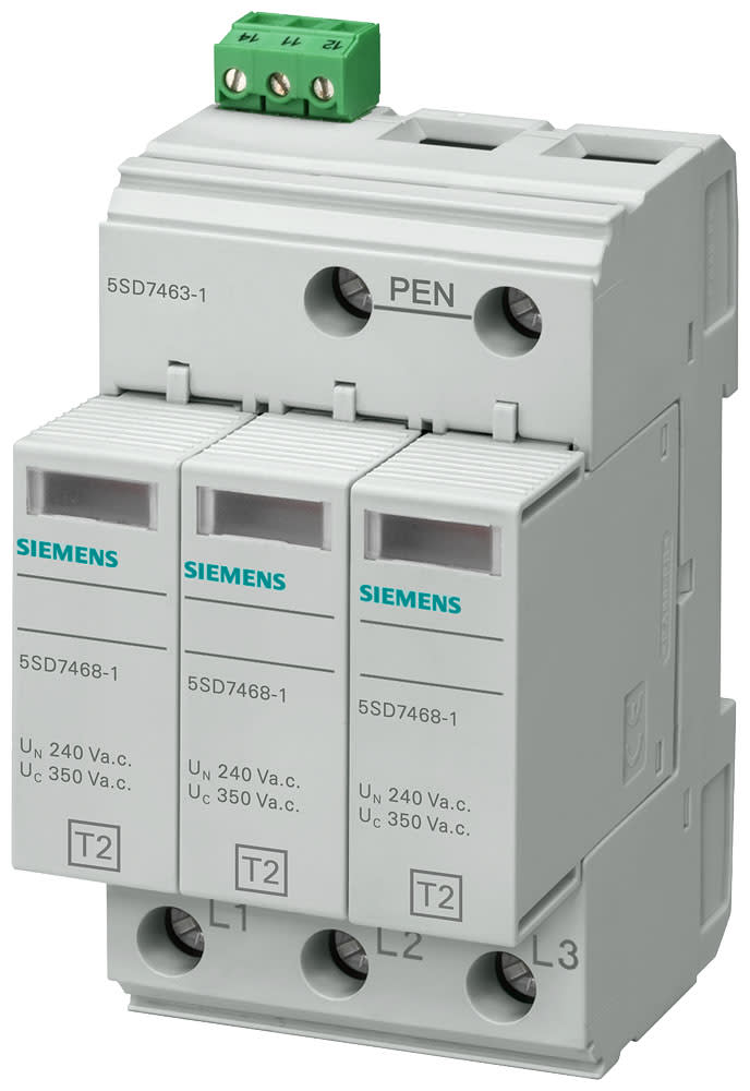SIEMENS - SIE5SD74631 LIMITAT. T2 3P TN-C +C.SEGN. FM 20KA