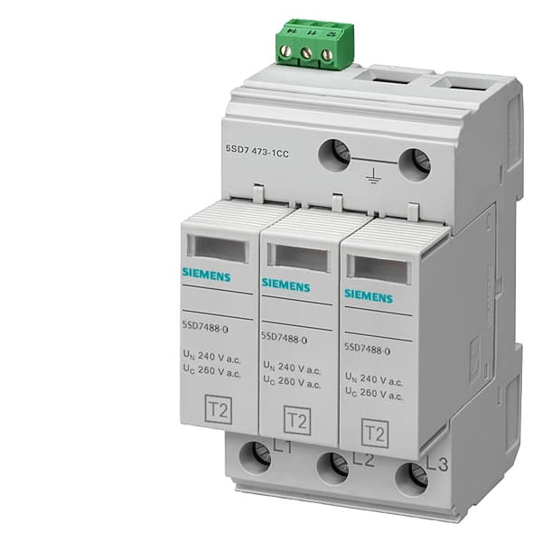 SIEMENS SIE5SD74731 LIMITATORE T2 3P IT - 15 KA - FM