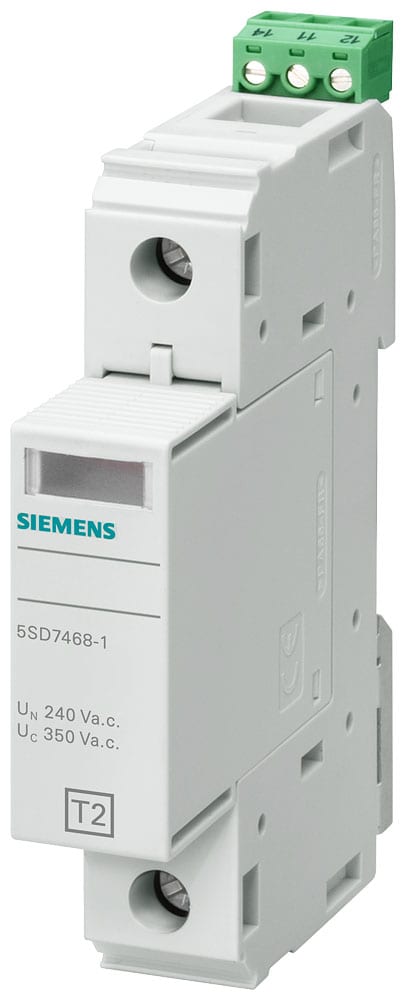 SIEMENS - SIE5SD74611 LIMITAT. T2 1P L-N +CONT.SEGN.FM 20KA