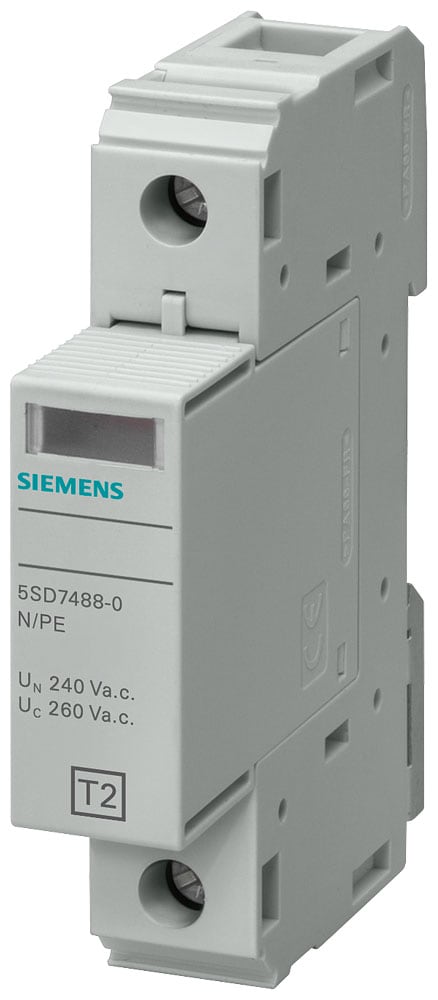SIEMENS - SIE5SD74810 LIMITATORE T2 1P N-PE 20KA