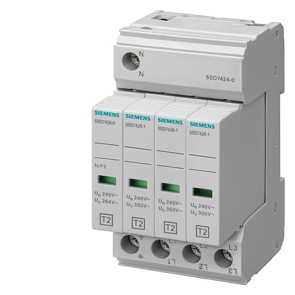 SIEMENS SIE5SD74240 LIMIT. T2 4P TT,TN-S 20KA ING.RIDOTT