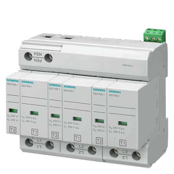 SIEMENS SIE5SD74431 SCARICATORE COMB. T1+2 3P TN-C 75KA