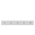 SIEMENS - SIE8WH81207AA15 TARGHETTA FRONT. 15MM LONG. L1,L2,L3,PE
