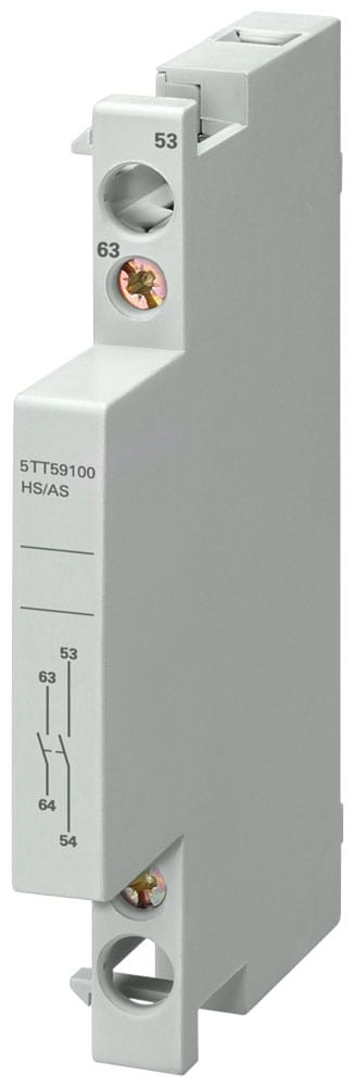 SIEMENS SIE5TT59101 CONTATTI AUS. 1NA+1NC X 5TT50/8 6A 0,5U
