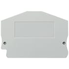 SIEMENS - SIE8WH90031JA00 Piastra terminale per morsetti compatti con sezione: 4 mm², larghezza 2,2 mm colore: grigio