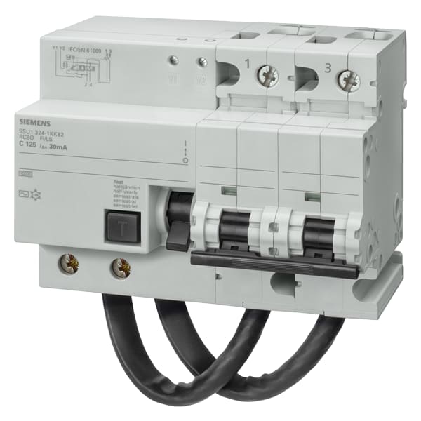 SIEMENS SIE5SU13241KK82 MTD 2P C125 ICN10KA ICU20KA TIPO AC 30MA