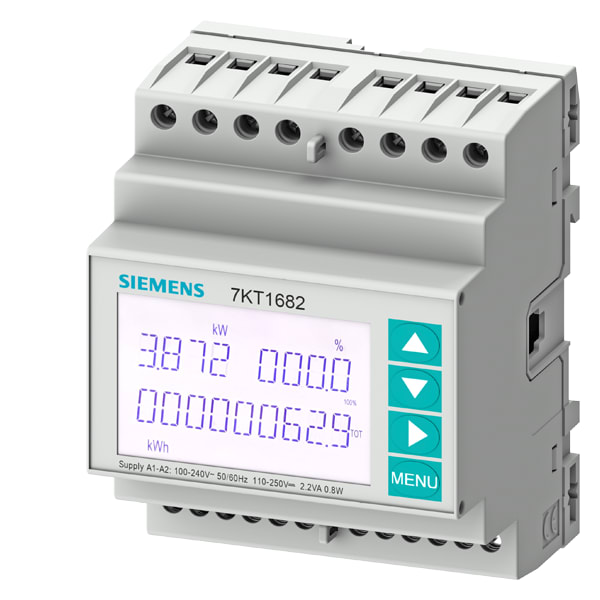 SIEMENS SIE7KT1682 PAC1600 MULTIMETRO GUIDA DIN MODBUS