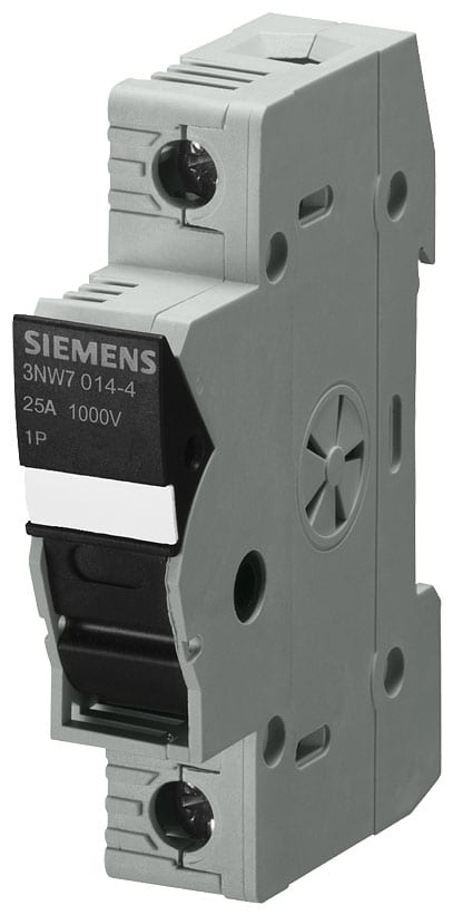 SIEMENS SIE3NW70134 BASE PORTAFUS.FOTOV.1P 1000VCC 25A