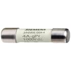 SIEMENS - SIE3NW60024 SENTRON, cartuccia fusibile cilindrica, 10 x 38 mm, 2 A, gPV, Un DC: 1000 V