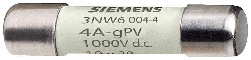 SIEMENS - SIE3NW60044 FUS.FOTOV.10X38 1000VCC 4A GPV