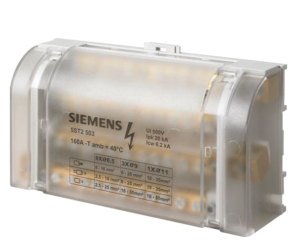 SIEMENS SIE5ST2503 DISTRIB.BOARD BLOCK 4-POLE,160A 500V