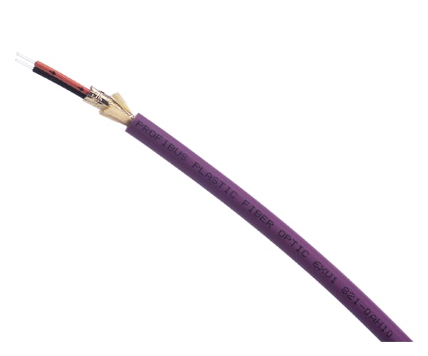 SIEMENS SIE6XV18210AH10 PROFIBUS PLASTIC FO CABLE SOLD BY THE M