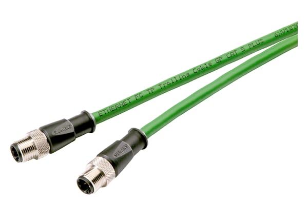 SIEMENS SIE6XV18708AH20 IE CONNECTING CABLE M12-180/M12-180 2M