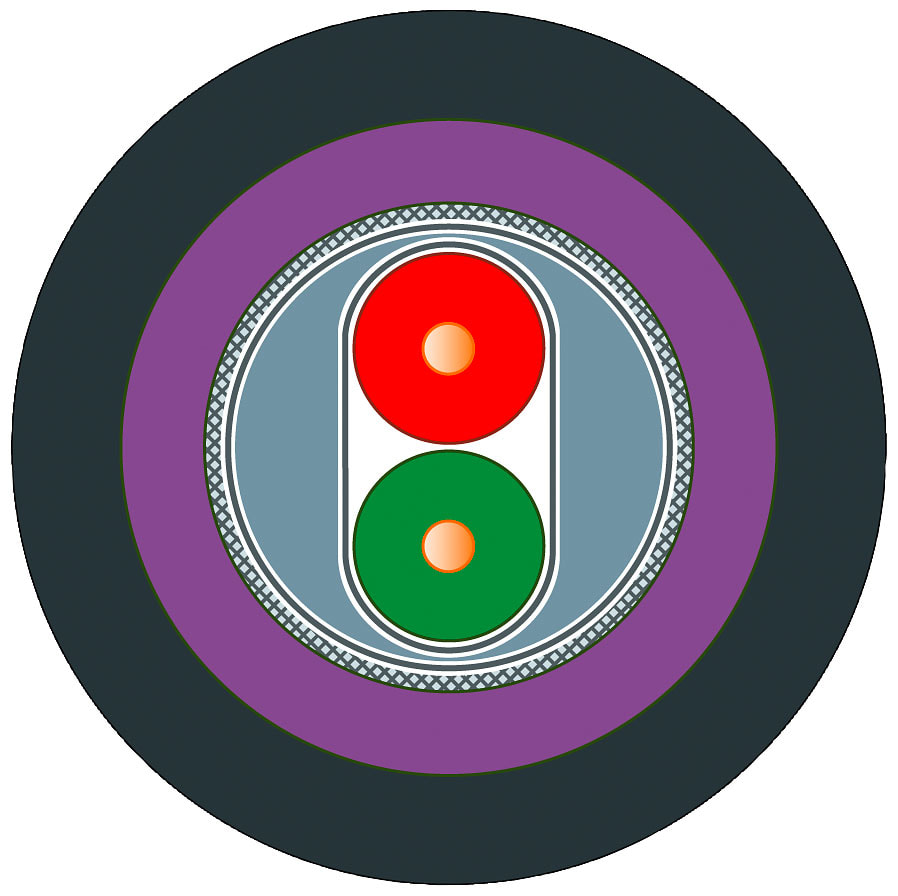 SIEMENS - SIE6XV18303FH10 PROFIBUS FC UNDERGR. CABLE SOLD BY THE M