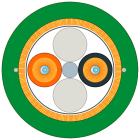 SIEMENS - SIE6XV18612D PCF TRAILING CABLE GP 200/230 SOLD BY M