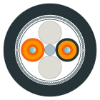 SIEMENS - SIE6XV18736GT10 FO GROUND CABLE 50/125 100 M