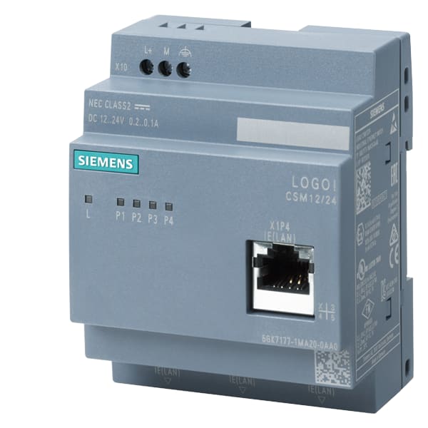 SIEMENS SIE6GK71771MA200AA0 LOGO! CSM12/24 MODULO SWITCH COMPATTO