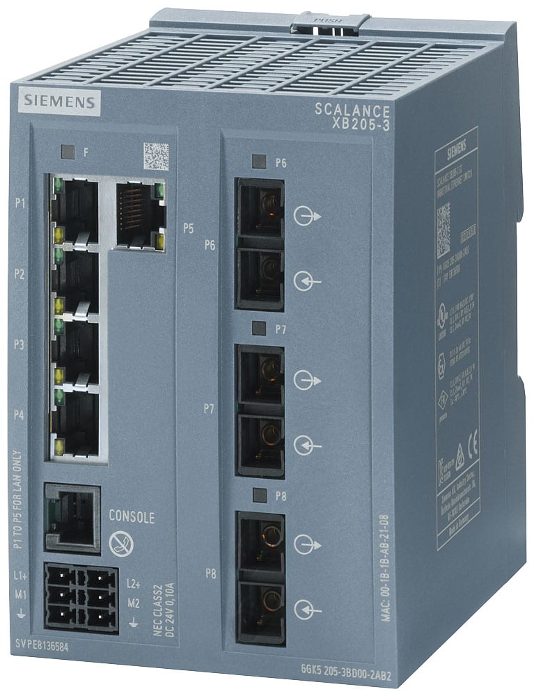 SIEMENS - SIE6GK52053BD002AB2 SIMATIC NET SCALANCE XB205-3