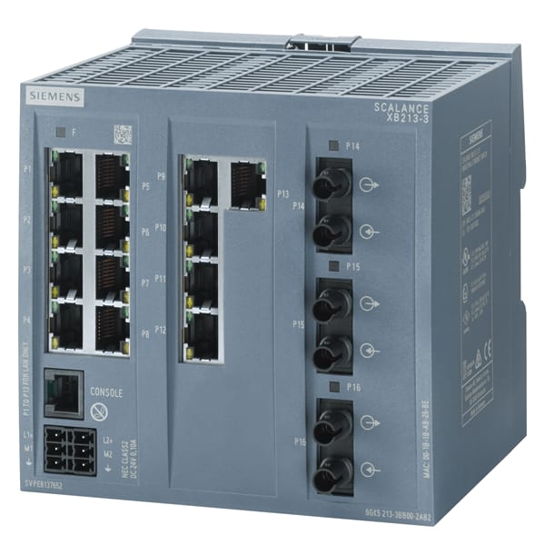 SIEMENS SIE6GK52133BB002AB2 SIMATIC NET SCALANCE XB213-3
