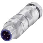 SIEMENS - SIE6GK19010DB106AA0 IE FC M12 Plug PRO, connettore M12, uscita cavo a 180°, D-coded, 1 pezzo