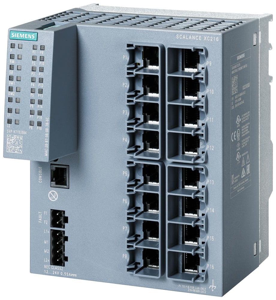 SIEMENS - SIE6GK52160BA002AC2 SIMATIC NET SCALANCE XC216