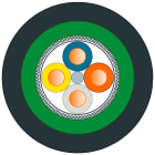 SIEMENS - SIE6XV18712G IE GROUND CABLE 2X2 SOLD BY THE M