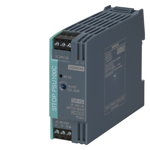 SIEMENS SIE6EP13315BA10 SITOP PSU100C 1ACDC DC24V 1.3A