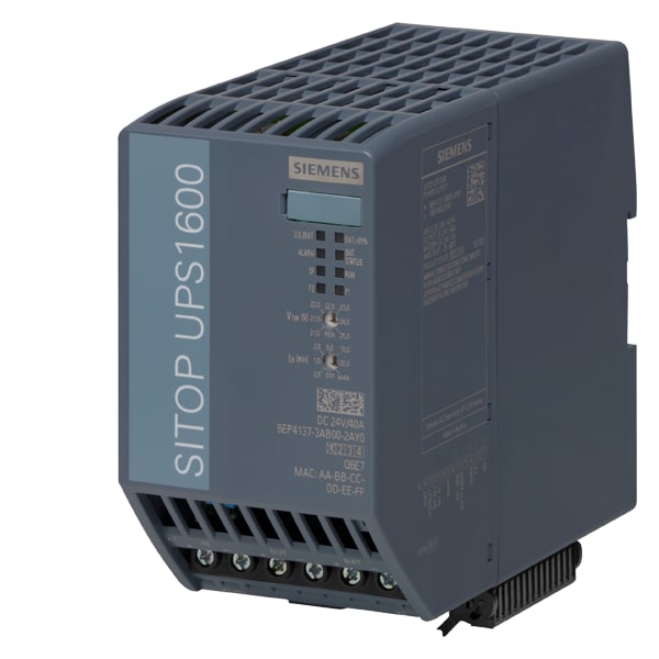 SIEMENS SIE6EP41373AB002AY0 SITOP UPS1600 24V/40A ETHERN/PROFIN.