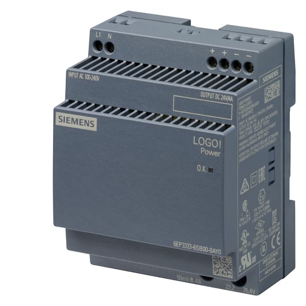 SIEMENS SIE6EP33336SB000AY0 LOGO!POWER 24 V/4 A