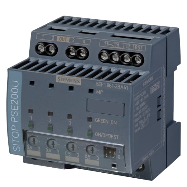 SIEMENS SIE6EP19612BA51 SITOP PSE200U SELECTIVITY MODULE 3A