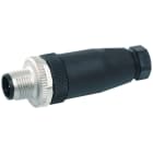 SIEMENS - SIE3RK19024BA005AA0 Connettore M12, diritto, morsetti a vite, max. 0,75 mm², a 5 poli, A-coded, max. 4 A
