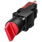 SIEMENS - SIE3SB22022AB01 Selettore, 16 mm, rotondo, in plastica, colore nero