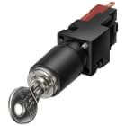 SIEMENS - SIE3SB22104QA01 Selettore a chiave CES, 16 mm, rotondo, in plastica