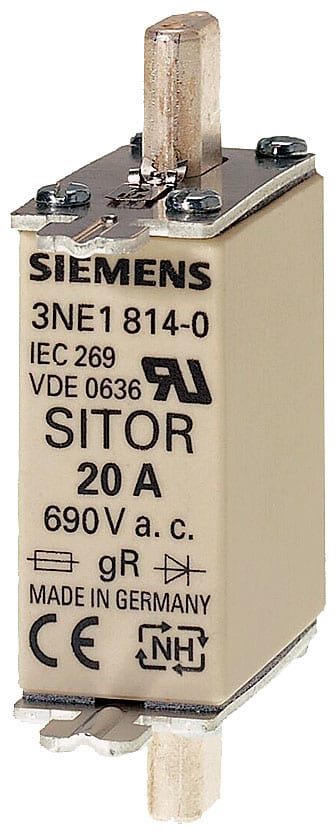 SIEMENS - SIE3NE18140 FUS.SITOR GS 20A/690V GR.000