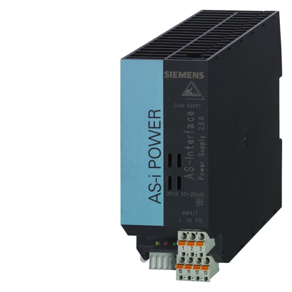 SIEMENS SIE3RX95012BA00 AS-I ALIMENT. 2.6A CLASS 2, 115-230V AC