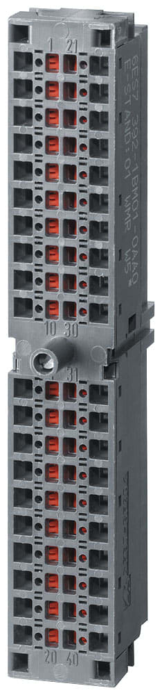 SIEMENS - SIE6ES73921BM011AB0 FRONT CONN, 40PIN, SPRING CONT., 100PCS