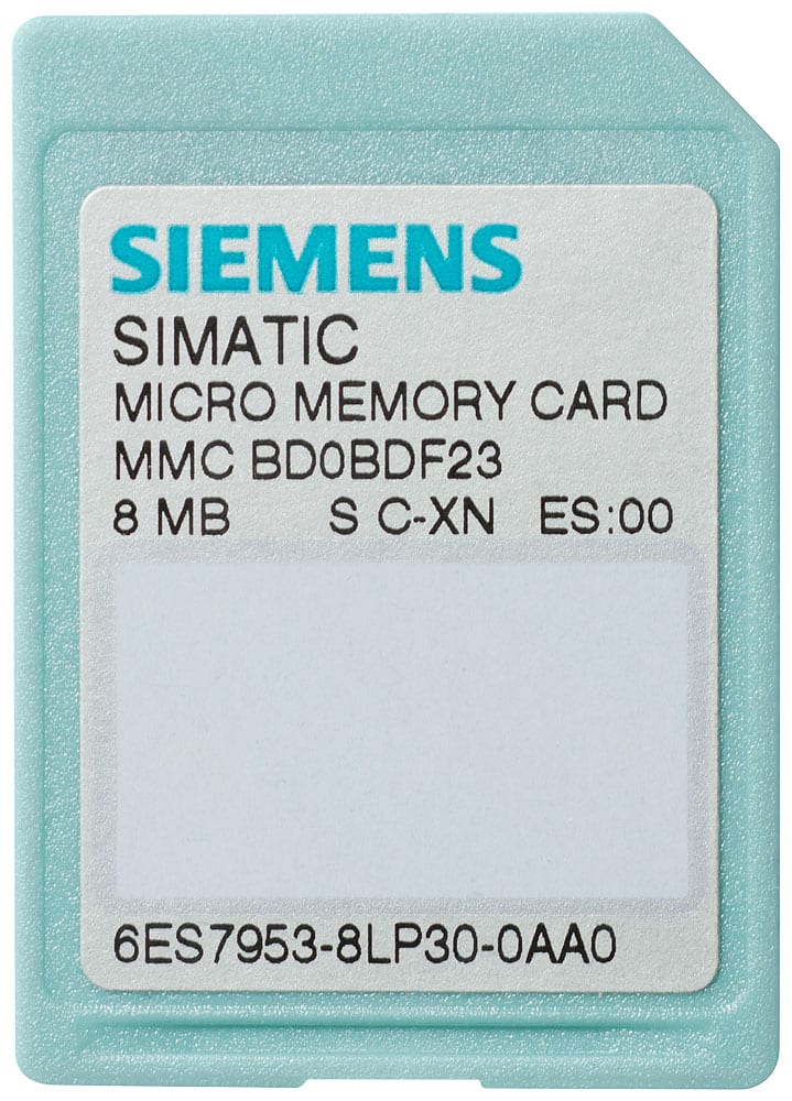 SIEMENS - SIE6ES79538LL310AA0 S7 MICRO MEMORY CARD, 2MB
