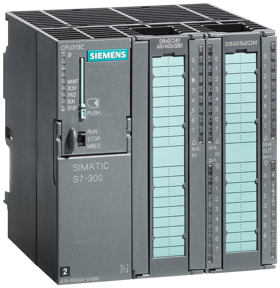 SIEMENS - SIE6ES73135BG040AB0 CPU313C, 24DI/16DO/5AI/2AO, 128 KB