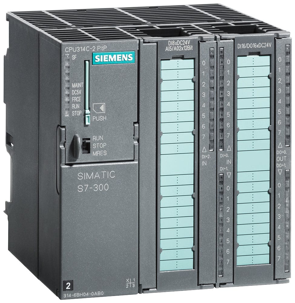 SIEMENS - SIE6ES73146BH040AB0 CPU314C-2PTP, 24DI/16DO/5AI/2AO, 192 KB