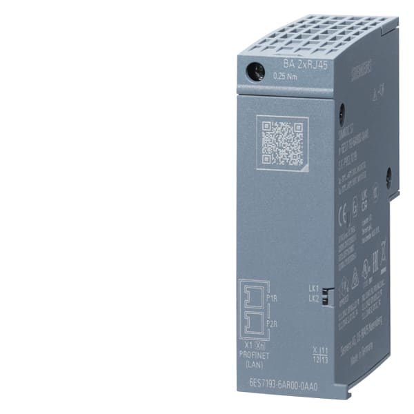 SIEMENS SIE6AG11936AR007AA0 SIPLUS ET 200SP BA 2XRJ45
