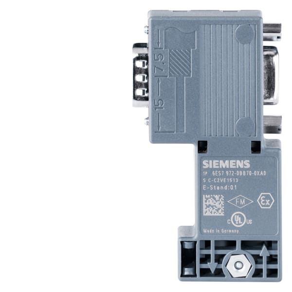SIEMENS SIE6ES79720BB700XA0 PB CONNECTOR, 90 DEGREE, WITH PG SOCKET
